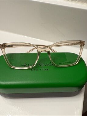 Kate Spade Clear Acetate Eyeglasses